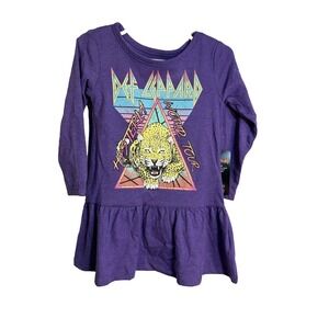 def leppard toddler girls purple long sleeve shirt size 2T